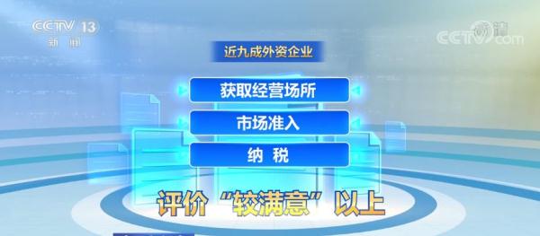 “較滿意”近九成 外資企業(yè)持續(xù)看好中國(guó)市場(chǎng)